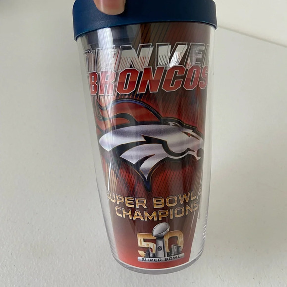 NWOT | Tervis Denver Broncos Super Bowl 50 champions 16 oz cup - Picture 5 of 7